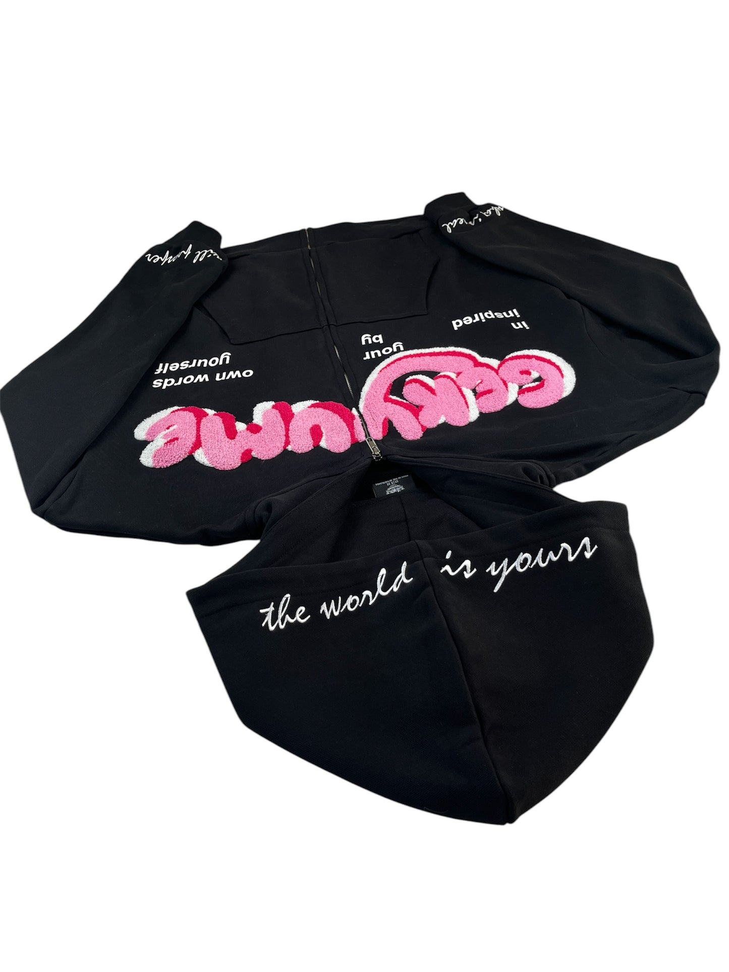CLASSIC ZIP UP - BLACK
