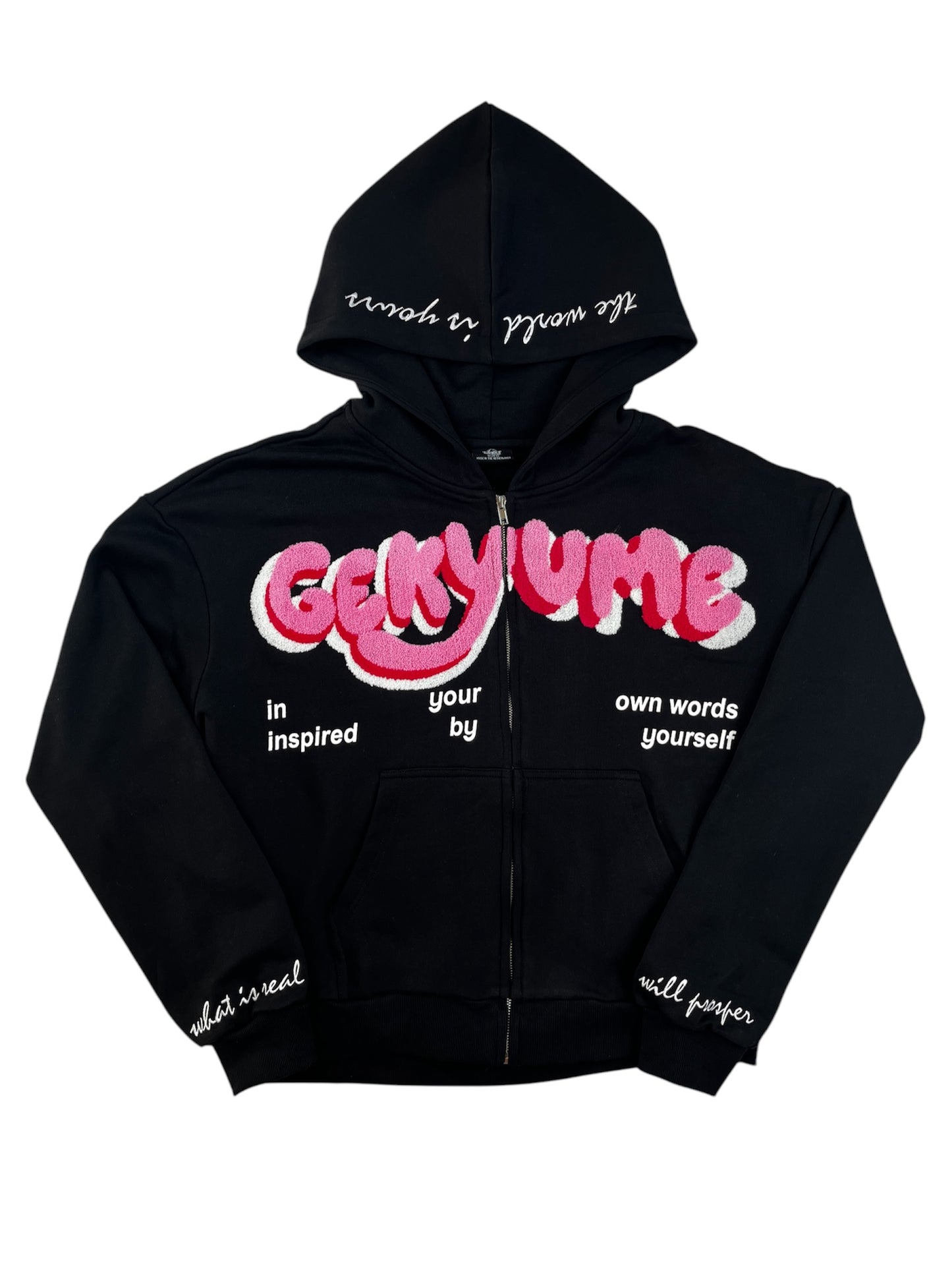 CLASSIC ZIP UP - BLACK